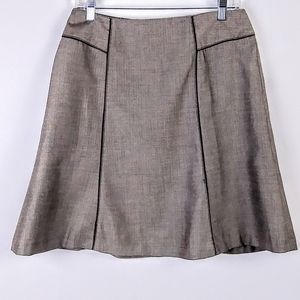 Worthington Brown/ Cream Herringbone Skirt